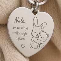 Sleutelhanger met eigen gravure