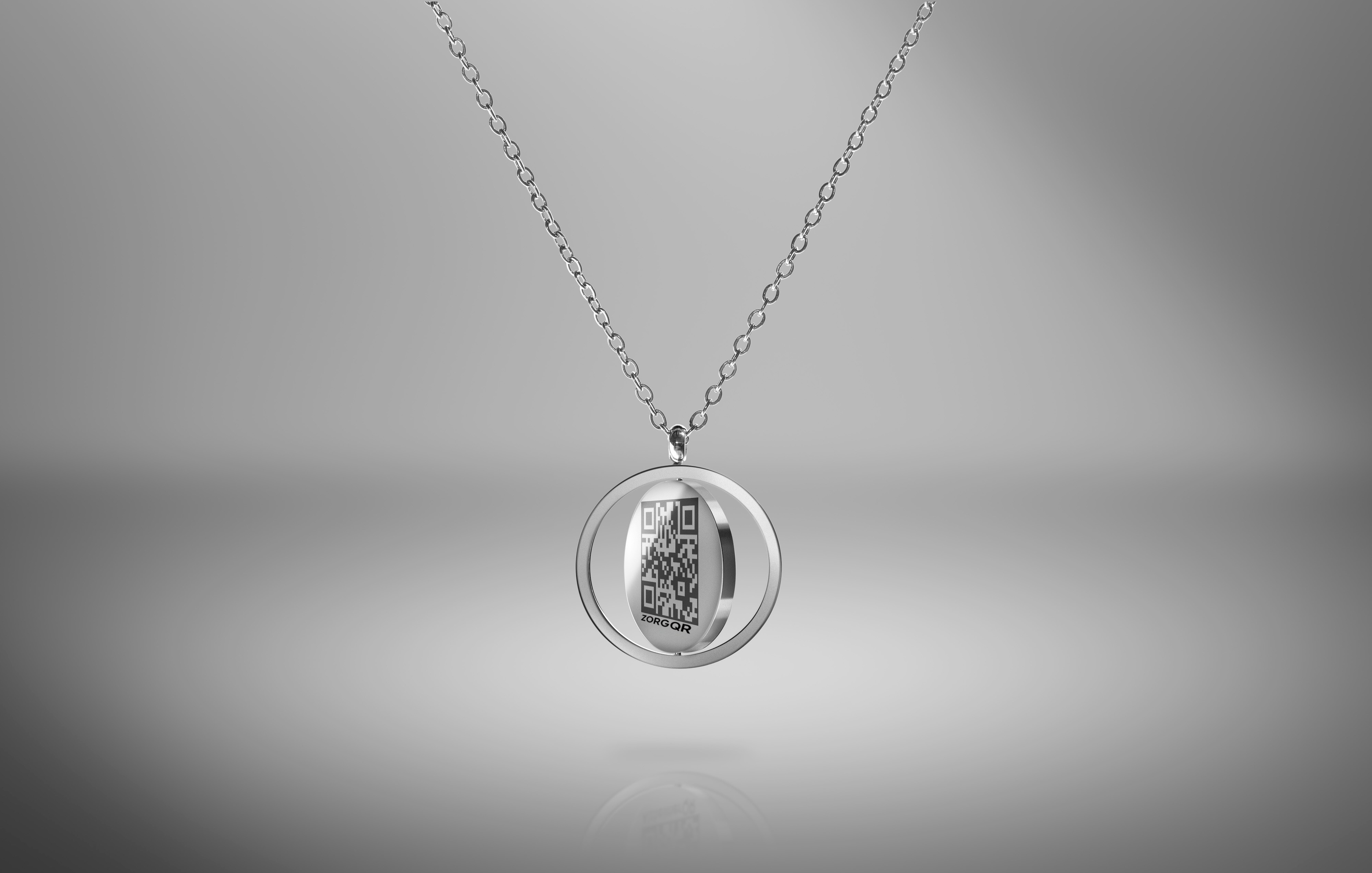 Silver QR Hanger 2